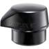 HALDER Einsatz für Schonhammer SIMPLEX Gummi schwarz | Durchmesser (Kopf): 60 mm