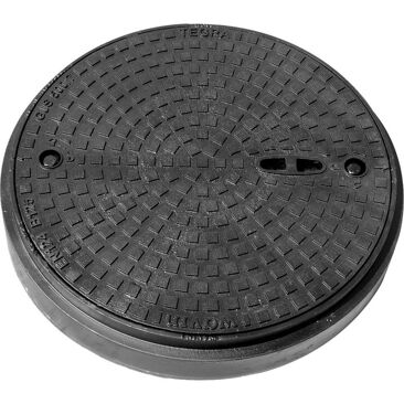 Wavin Tegra 1000 PE Guss-Abdeckung B125 tagwasserdicht | Material: Guss | Format: 1000 mm