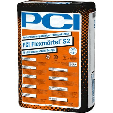 PCI Fliesenkleber Flexmörtel S2 | Brutto-/ Nettoinhalt: 20 kg
