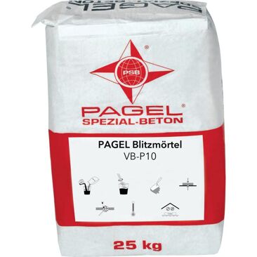 PAGEL ® Spezial-Beton Blitzmörtel VB-P10 | Gewicht (netto): 25 kg | Körnung: 0 - 1 mm