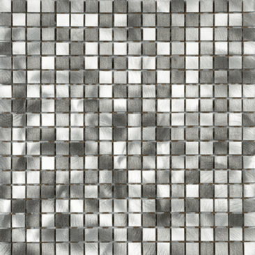 KERMOS Concept Mosaik Alu Graphit Mix glasiert | Fliese Oberfläche: glasiert
