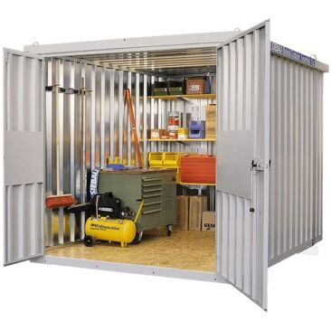 Siebau Materialcontainer MCL 62111 2-flügelige Tür mit Kranaufhängung | Länge: 4020 mm