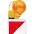 Nissen Bakenleuchte BakoLight LED | Höhe: 27.5 cm | Länge: 26.7 cm | Farbe: gelb
