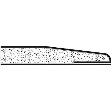 VG Orth Wandbauplatte hydrophobiert Stärke 80 mm Nut + Feder | Länge: 66.6 cm | Breite: 50 cm