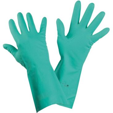 Honeywell Safety Products Nitrilhandschuhe Powercoat | Farbe: grün | Material: Nitril, Baumwolle