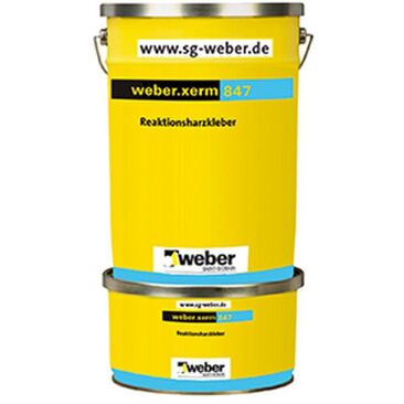 Saint-Gobain Weber Reaktionsharzkleber weber.xerm 847 | Farbe: grau | Brutto-/ Nettoinhalt: 5 kg