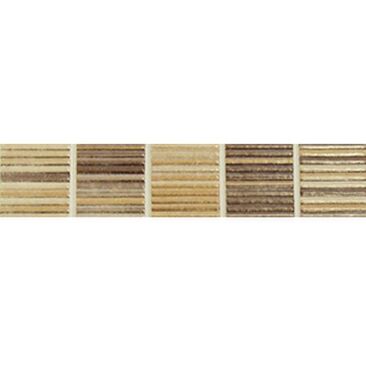 BÄRWOLF Bamboo Bordüre creme | Fliese Oberfläche: glasiert | Farbe: creme