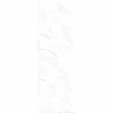 KERMOS Concept Wandfliese 3D Geometrik weiß glasiert matt strukturiert | Farbe: 3D Geometrik weiß