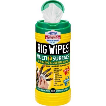 Big Wipes Reinigungstücher Multi-Surface | Brutto-/ Nettoinhalt: 80 Stk