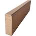 Tiefbordstein Beton mit Fase erdbraun | Farbe: erdbraun