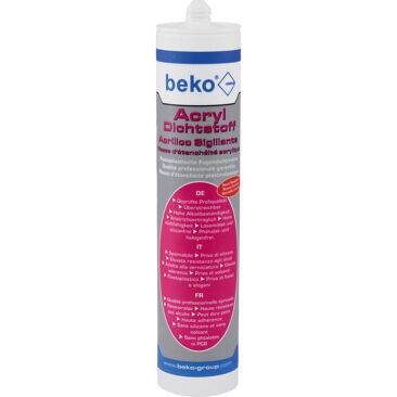 beko Acryl-Dichtstoff Profi | Farbe: grau | Brutto-/ Nettoinhalt: 310 ml