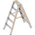 Layher Stufen-Stehleiter Topic 1043 Aluminium | Arbeitshöhe: 2,70 m