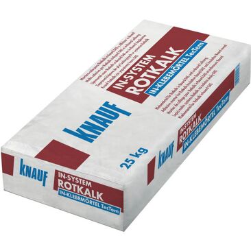 KNAUF Klebemörtel Rotkalk | Gewicht (netto): 25 kg | Körnung: 2 mm