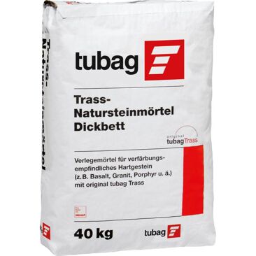 Tubag Trass-Natursteinmörtel | Gewicht (netto): 40 kg | Körnung: 0 - 4 mm