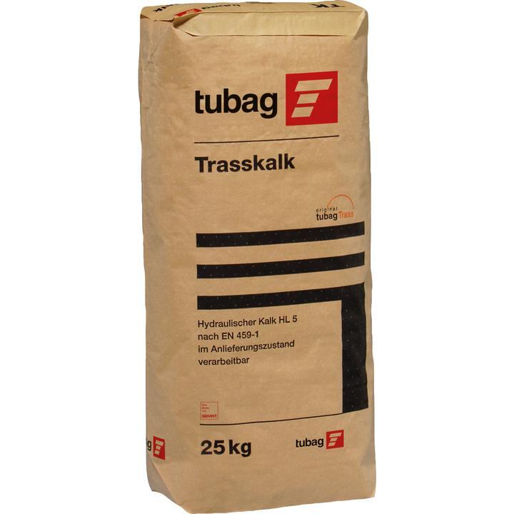Tubag Trasskalk | Gewicht (netto): 25 kg | Farbe: Weiß