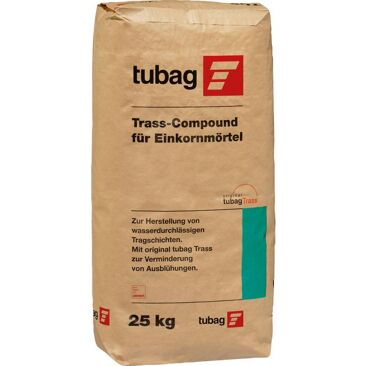 Tubag Bindemittel Trass-Compound | Gewicht (netto): 25 kg | Farbe: Grau