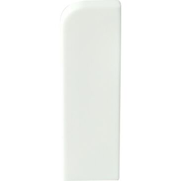 RAW Endstück rechts für Dekor Sockelleisten16x58 mm | Farbe: weiß