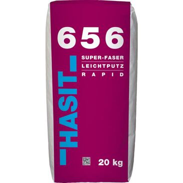 HASIT Super Faser Leichtputz Rapid 656 | Körnung: 0-2 mm | Druckfestigkeitsklasse: CS II