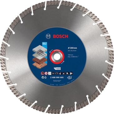 Bosch Expert MultiMaterial Diamanttrennscheiben Bohrung 20/25,40 mm | Durchmesser: 300 mm