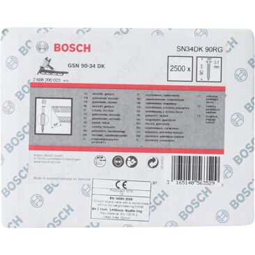 Bosch Steifennägel D-Kopf | Länge: 90 mm | Durchmesser: 3,1 mm | Material: Stahl