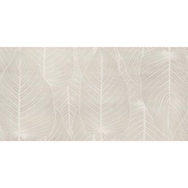Kerateam Fedora Flächendekor Blätter glasiert matt | Fliese Oberfläche: glasiert matt