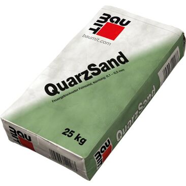 Quarzsand Körn. 0,1-0,5 mm feuergetrocknet | Verpackungseinheit: 25 kg kg/Sa | Körnung: 0,1-0,5 mm