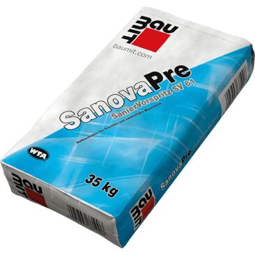 BAUMIT Sanier-Vorspritz SanovaPre | Körnung: 0-4 mm | Druckfestigkeitsklasse: ab 6 N/mm²