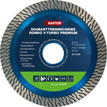 Clever Diamanttrennscheibe Rondo Y-Turbo 3950