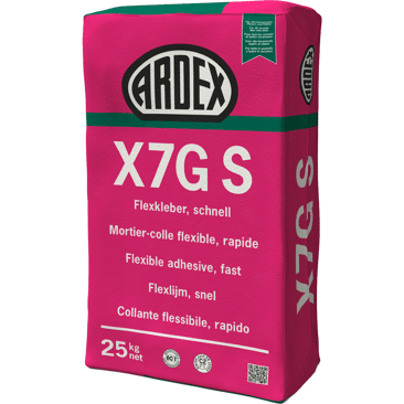Ardex Flexkleber X7G S | Farbe: grau | Brutto-/ Nettoinhalt: 25 kg