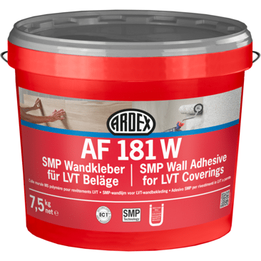 Ardex SMP-Wandkleber AF181 W für LVT-Beläge | Brutto-/ Nettoinhalt: 7,5 kg