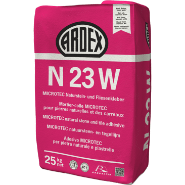 Ardex Naturstein- und Fliesenkleber N23W | Brutto-/ Nettoinhalt: 5 kg