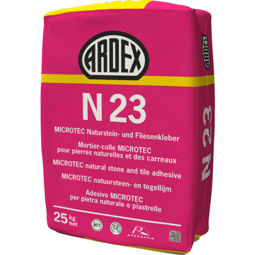 Ardex Naturstein- und Fliesenkleber N23 | Farbe: grau | Brutto-/ Nettoinhalt: 25 kg