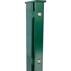 Terralis Zaunpfosten DS 243 cm mit Abdeckleiste | Breite: 40 mm | Farbe: grün | Höhe: 3 m