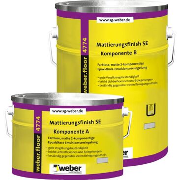 Saint-Gobain Weber Epoxidharz-Emulsionsversiegelung, weber.floor 4774 | Gewicht (netto): 10 kg