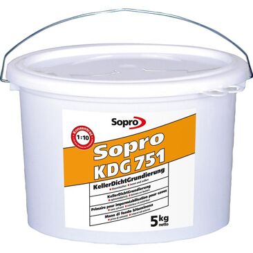 SOPRO Bauchemie Grundierung KellerDicht KDG 751 | Brutto-/ Nettoinhalt: 5 kg