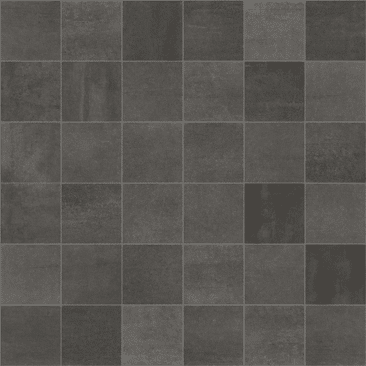 EKF Beton Mosaik anthrazit unglasiert matt | Fliese Oberfläche: unglasiert matt | Farbe: anthrazit