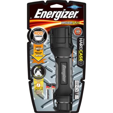 Energizer Taschenlampe Hardcase Pro 4 LED | Länge: 22.5 cm | Leistung: 400 Lumen | Farbe: schwarz