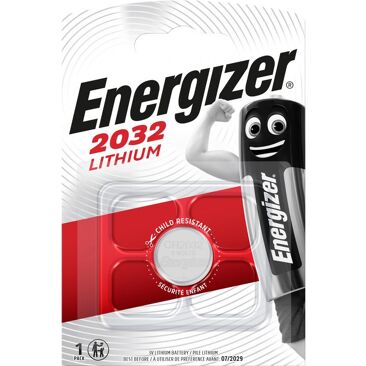 Energizer Lithium-Knopfzellen 3,0 V | Verpackungsinhalt: 1 Stk | Batterietyp: CR2032