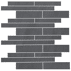 Agrob Buchtal Positano Mosaik unglasiert R9 | Fliese Oberfläche: unglasiert | Farbe: dark grey