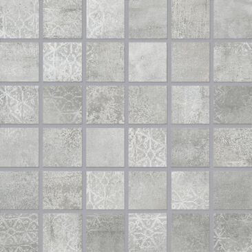 Jasba Ronda Mosaik zement-mix glasiert | Fliese Oberfläche: glasiert | Farbe: zement-mix