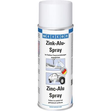 Weicon Zink-Alu-Spray | Farbe: an Feuerverzinkung angeglichen | Brutto-/ Nettoinhalt: 0.4 l