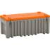 CEMO Werkzeugbox CEMbox 250 l | Farbe: Grau, Orange