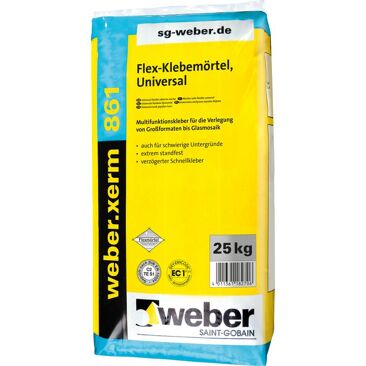 Saint-Gobain Weber Multifunktionskleber weber.xerm 861 | Farbe: hellgrau