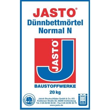 Jasto Dünnbettmörtel 68614 | Gewicht (netto): 20 kg | Farbe: grau