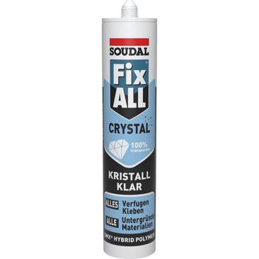 Soudal Hybrid-Kleb- und Dichtstoff Fix ALL Crystal | Farbe: transparent