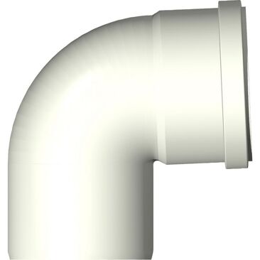 Poloplast POLO-ECO plus PREMIUM PP Bogen 87,5 Gr. SN16 weiß | Winkel: 87.5 ° | Außendurchmesser: 110 mm