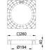 Hydrotec Umrandungsplatte Guss DIN 4056 | Ausführung: starr
