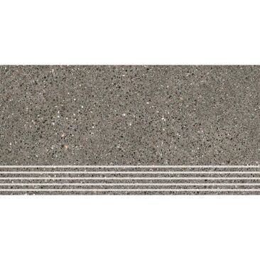 KERMOS Terrazzo Stufe greige micro unglasiert matt | Fliese Oberfläche: unglasiert matt