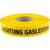 VOTEC Trassenwarnband Achtung Gasleitung | Farbe: Gelb | Länge: 250 m