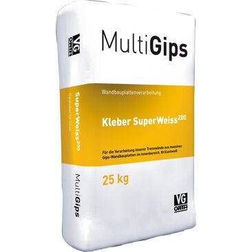 VG Orth MultiGips Kleber | Gewicht (netto): 25 kg | Farbe: weiß